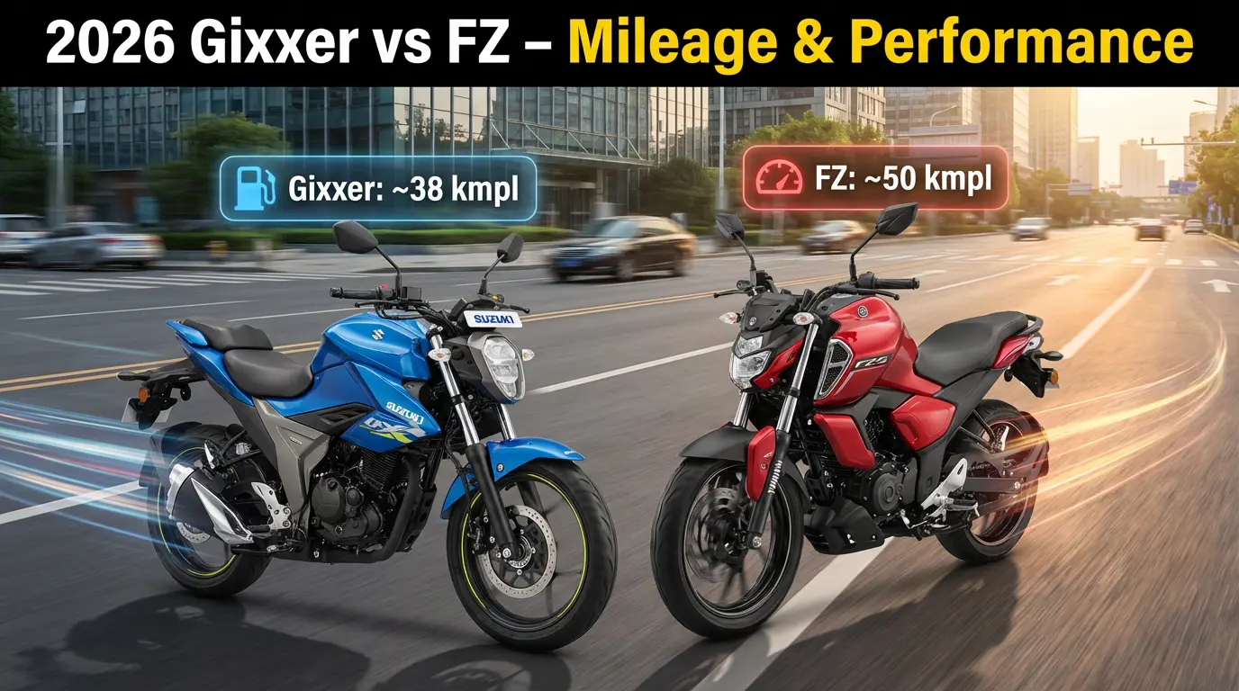2026 Suzuki Gixxer vs Yamaha FZ